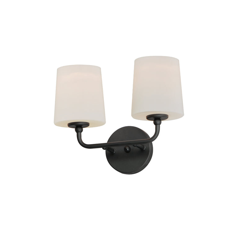 Maxim 12092SWBK Bristol Two Light Wall Sconce, Black Main Image.jpg