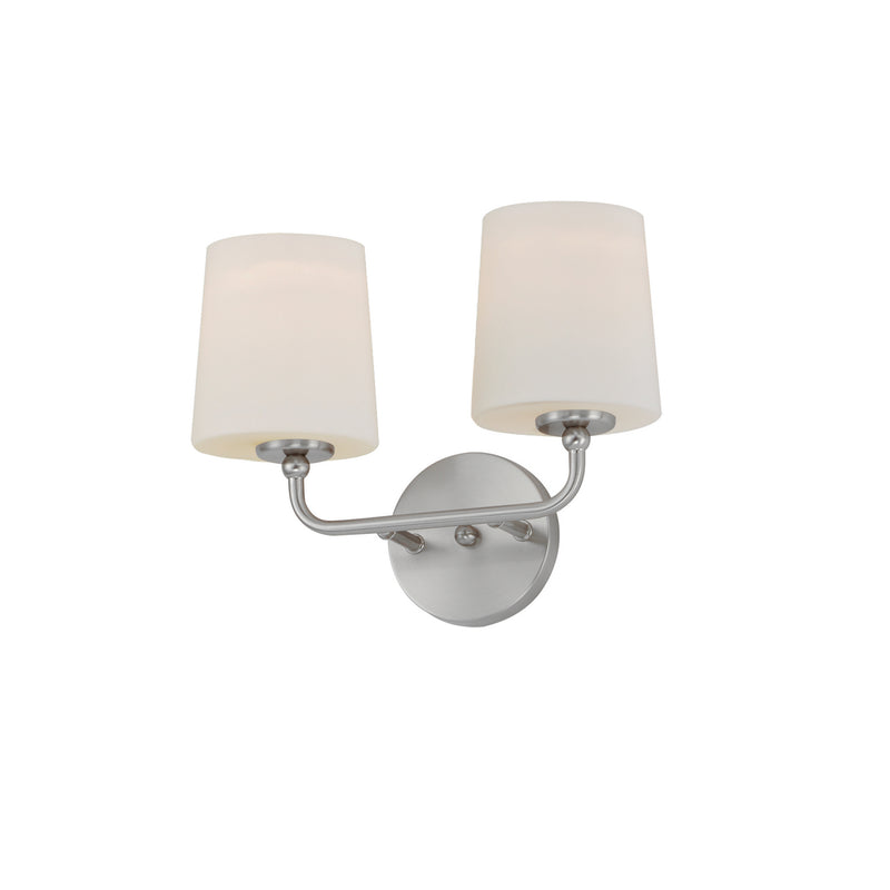 Maxim 12092SWSN Bristol Two Light Wall Sconce, Satin Nickel Main Image.jpg