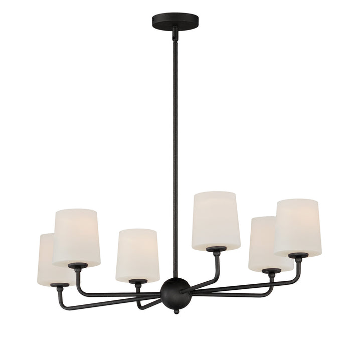 Maxim 12096SWAR Bristol Six Light Chandelier, Anthracite Main Image.jpg