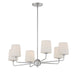 Maxim 12096SWSN Bristol Six Light Chandelier, Satin Nickel Main Image.jpg