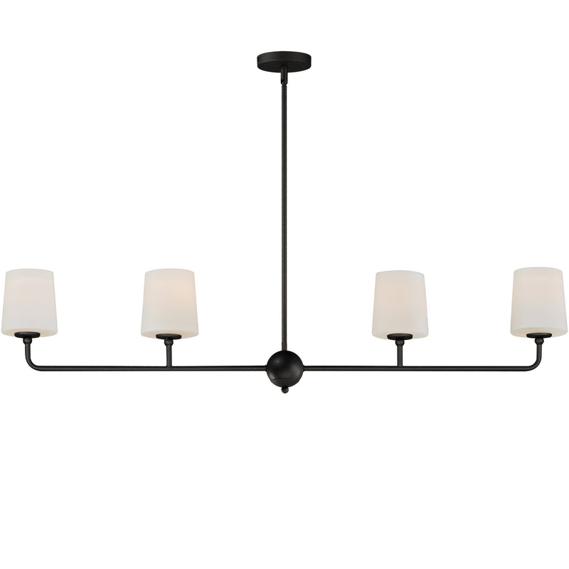 Maxim 12097SWAR Bristol Four Light Linear Chandelier, Anthracite Main Image.jpg