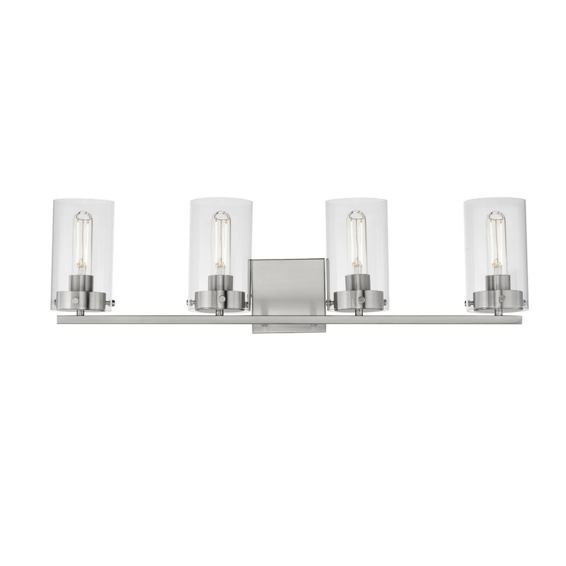 Maxim 12404CLSN Pinn Four Light Bath Vanity, Satin Nickel Main Image.jpg