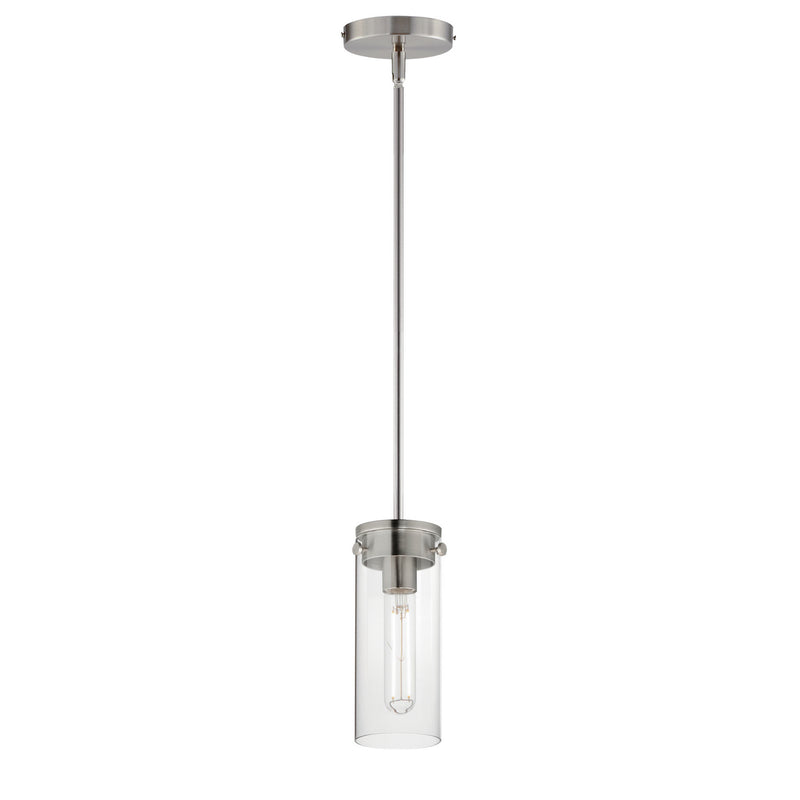Maxim 12406CLSN Pinn One Light Mini Pendant, Satin Nickel Main Image.jpg