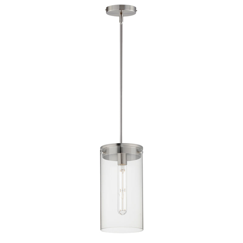 Maxim 12408CLSN Pinn One Light Pendant, Satin Nickel Main Image.jpg