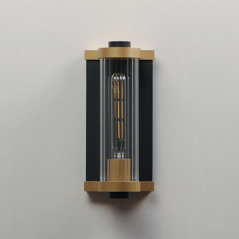 Maxim 16120CRBKAB Opulent One Light Outdoor Wall Sconce, Black / Antique Brass Alternate Image 2.jpg