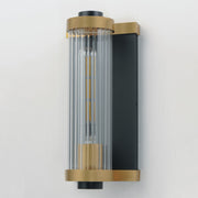 Maxim 16120CRBKAB Opulent One Light Outdoor Wall Sconce, Black / Antique Brass Alternate Image 3.jpg