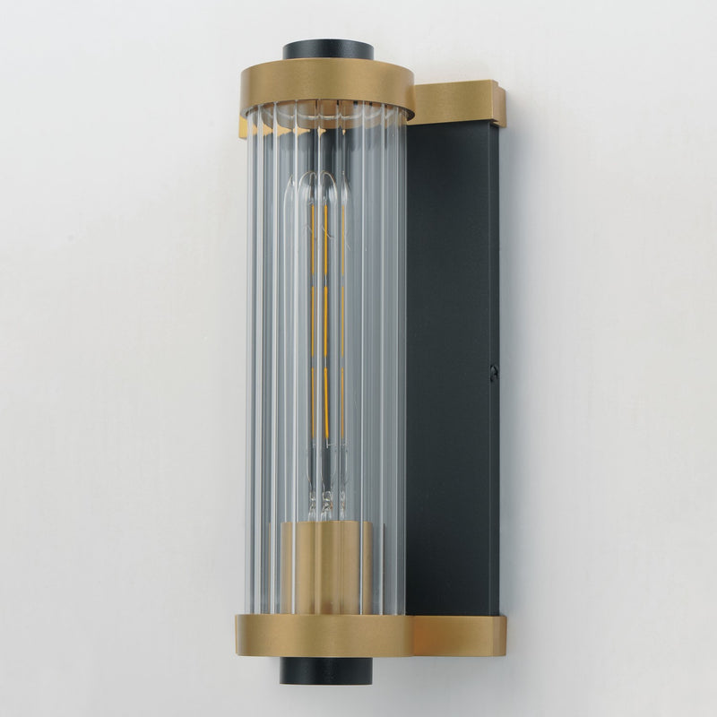 Maxim 16120CRBKAB Opulent One Light Outdoor Wall Sconce, Black / Antique Brass Alternate Image 3.jpg