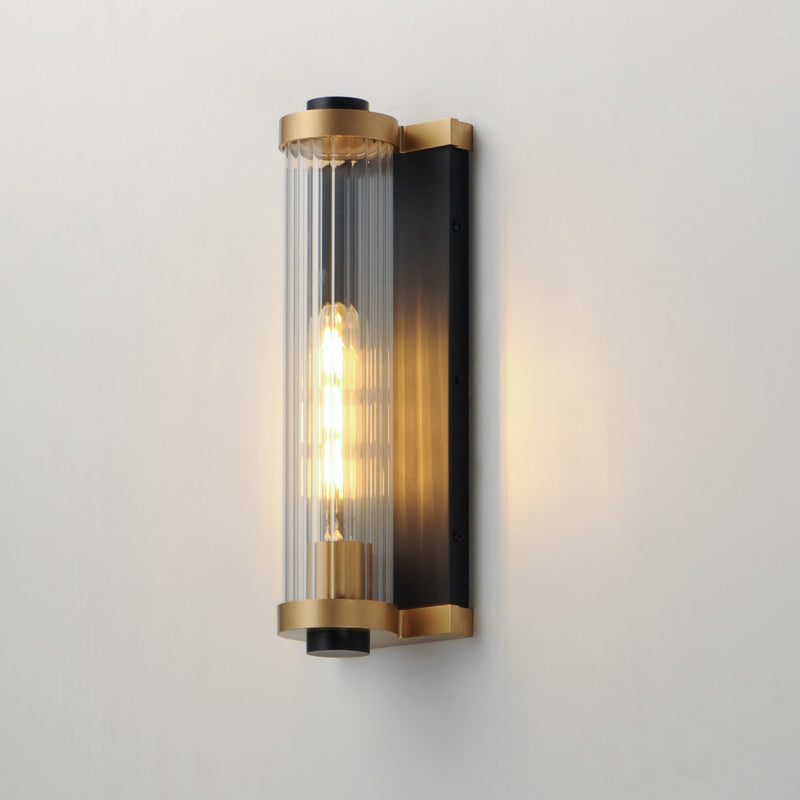 Maxim 16121CRBKAB Opulent One Light Outdoor Wall Sconce, Black / Antique Brass Alternate Image.jpg