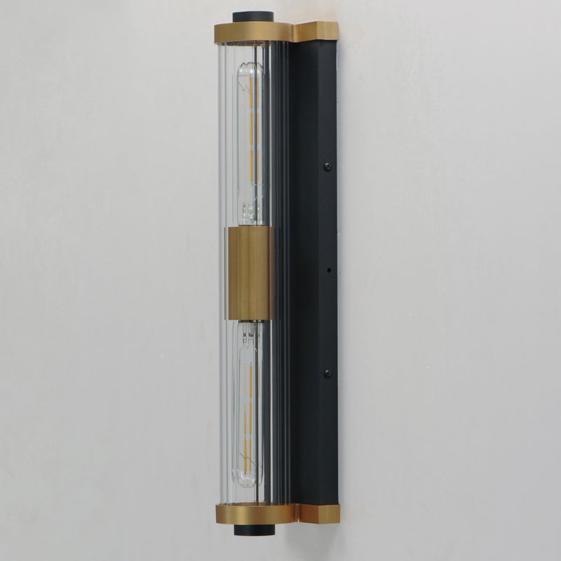 Maxim 16122CRBKAB Opulent Two Light Outdoor Wall Sconce, Black / Antique Brass Alternate Image 3.jpg