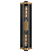 Maxim 16122CRBKAB Opulent Two Light Outdoor Wall Sconce, Black / Antique Brass Main Image.jpg