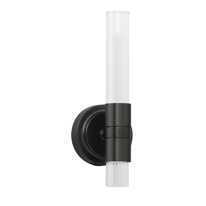 Maxim 16161CRBK Ovation LED Wall Sconce, Black Main Image.jpg