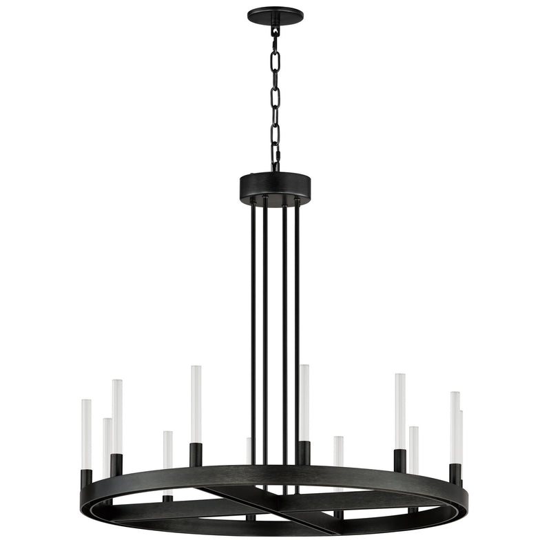 Maxim 16164CRBK Ovation LED Chandelier, Black Main Image.jpg