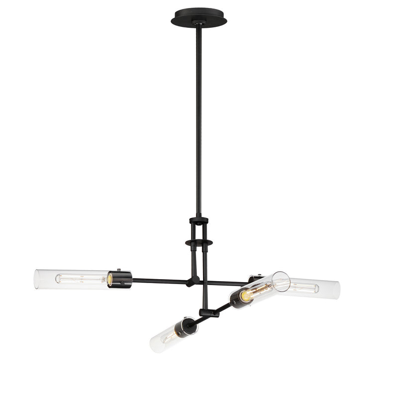 Maxim 26374CLBK Equilibrium LED Flush Mount Convertible, Black Main Image.jpg
