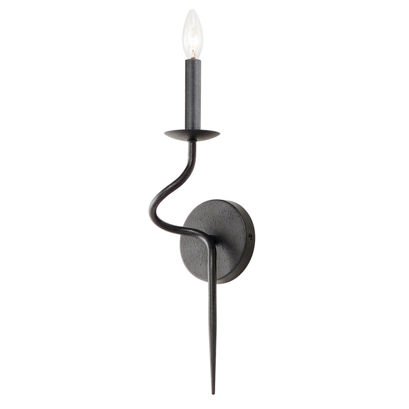 Maxim 27701BO Padrona One Light Wall Sconce, Black Oxide Main Image.jpg