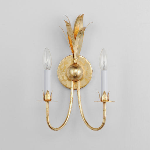 Maxim 2882GL Paloma Two Light Wall Sconce, Gold Leaf Alternate Image.jpg