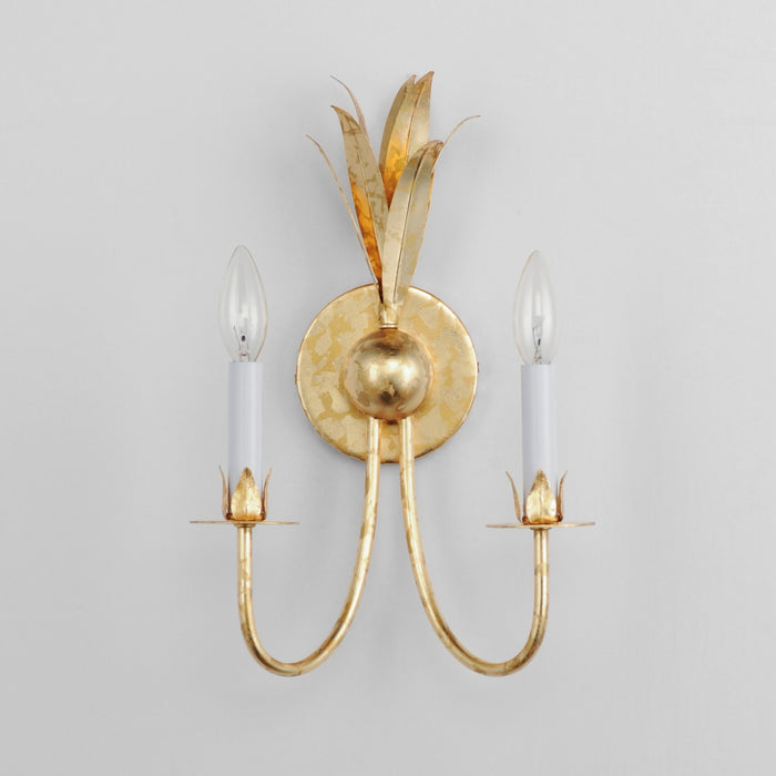 Maxim 2882GL Paloma Two Light Wall Sconce, Gold Leaf Alternate Image.jpg