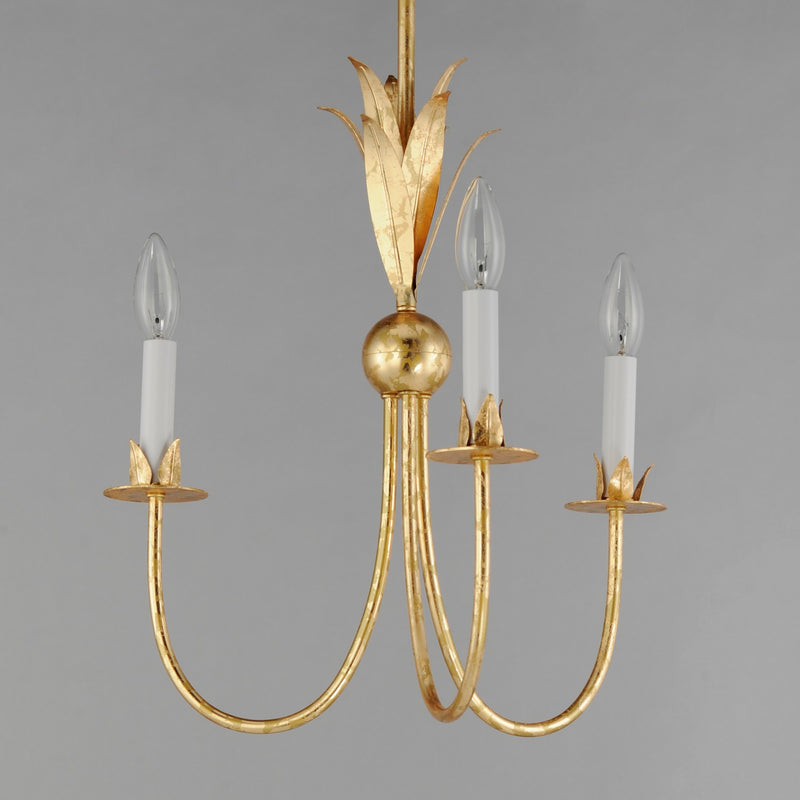 Maxim 2883GL Paloma Three Light Chandelier, Gold Leaf Alternate Image.jpg