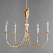 Maxim 2885GL Paloma Five Light Chandelier, Gold Leaf Alternate Image.jpg