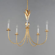 Maxim 2885GL Paloma Five Light Chandelier, Gold Leaf Alternate Image 2.jpg