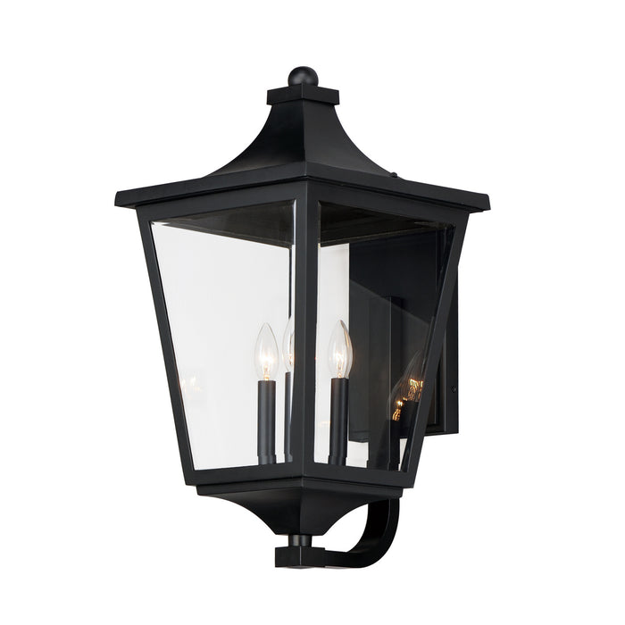 Maxim 40237CLBK Sutton Place VX Three Light Outdoor Lantern, Black Main Image.jpg