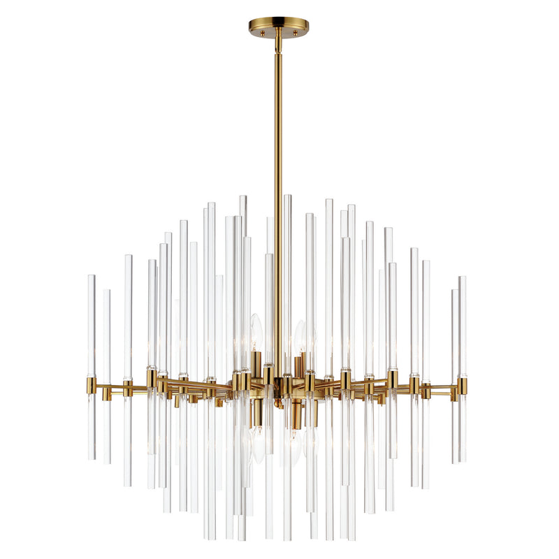 Maxim 38406CLHR Divine Eight Light Chandelier, Heritage Main Image.jpg