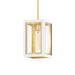 Maxim 30051CLWTGLD Neoclass One Light Outdoor Pendant, White/Gold Main Image.jpg