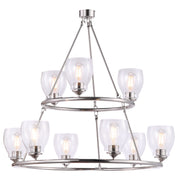 Minka-Lavery 2439-84 Winsley Nine Light Chandelier, Brushed Nickel Main Image.jpg