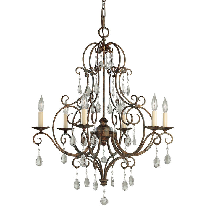 Generation Lighting F1902/6MBZ Chateau Six Light Chandelier, Mocha Bronze Main Image.jpg