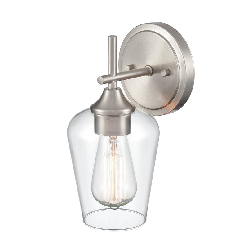 Millennium 9701-BN Ashford One Light Wall Sconce, Brushed Nickel Main Image.jpg