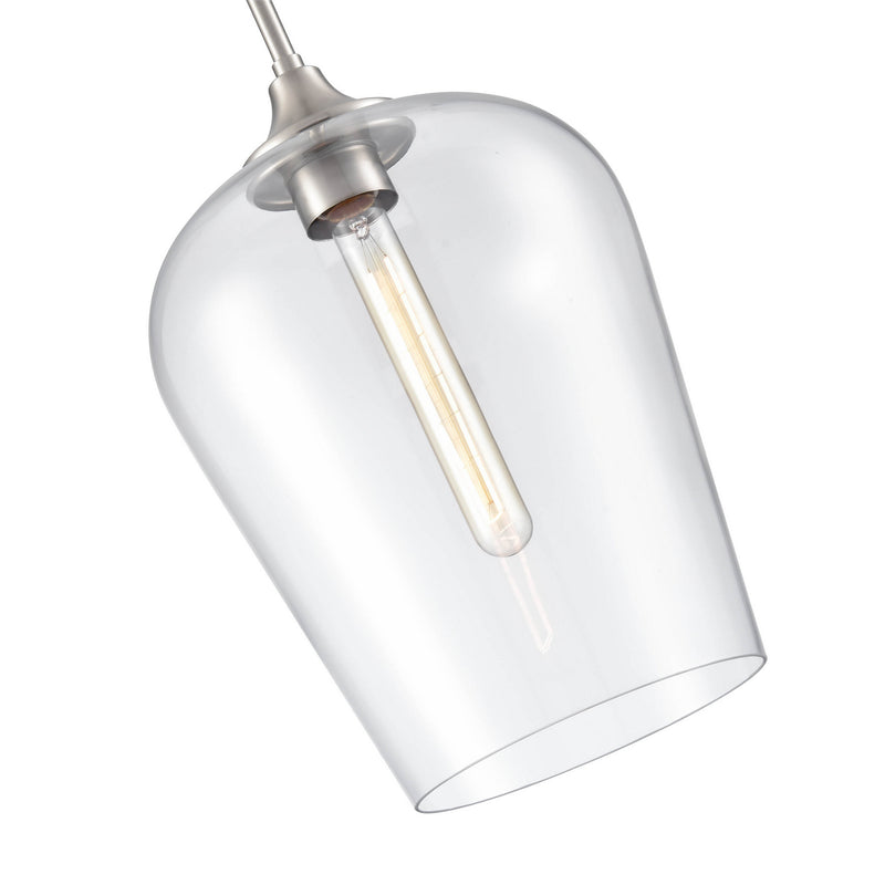 Millennium 9741-BN Ashford One Light Mini Pendant, Brushed Nickel Main Image.jpg