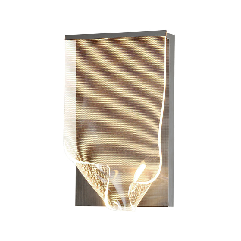 ET2 E24871-133BGM Rinkle LED Wall Sconce, Brushed Gunmetal Main Image.jpg