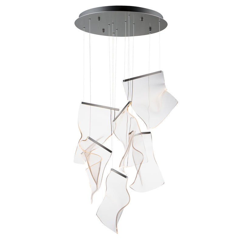 ET2 E24875-133BGM Rinkle LED Pendant, Brushed Gunmetal Main Image.jpg