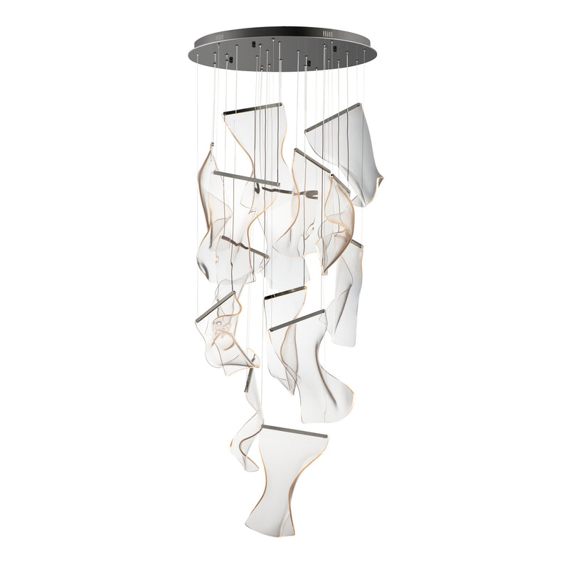 ET2 E24877-133BGM Rinkle LED Pendant, Brushed Gunmetal Main Image.jpg