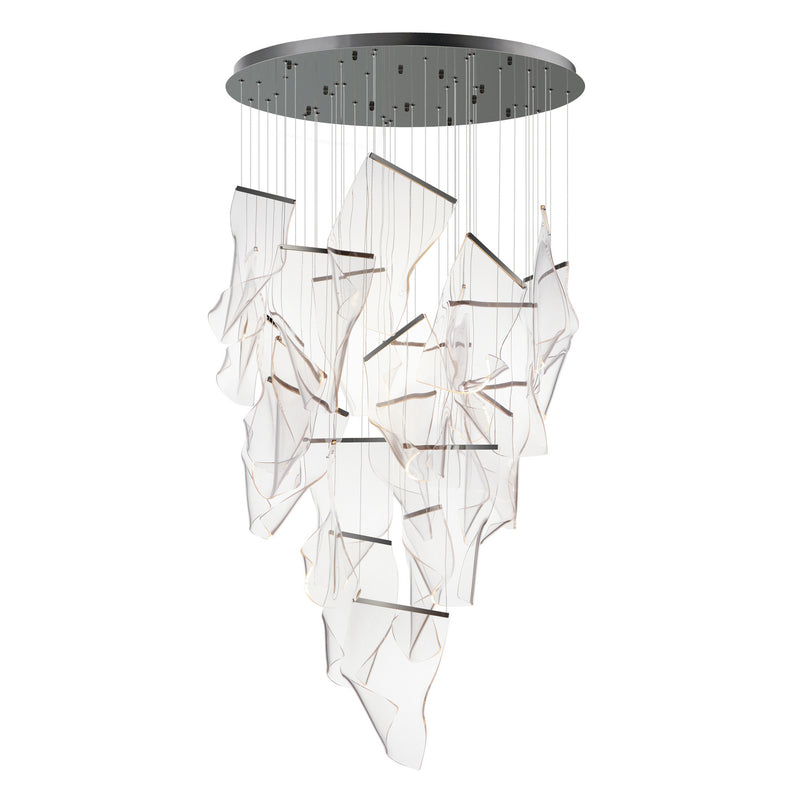 ET2 E24880-133BGM Rinkle LED Pendant, Brushed Gunmetal Main Image.jpg