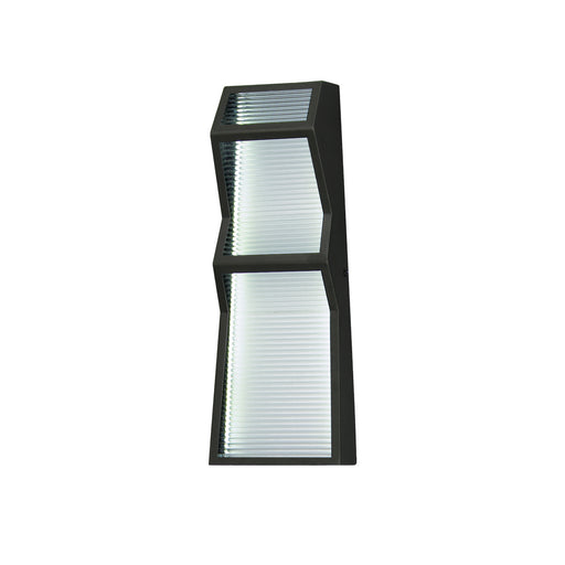 ET2 E30123-144BK Totem LED Outdoor Wall Sconce, Black Main Image.jpg