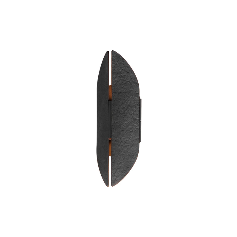 ET2 E30142-BKAB Tectonic LED Outdoor Wall Sconce, Black / Antique Brass Main Image.jpg