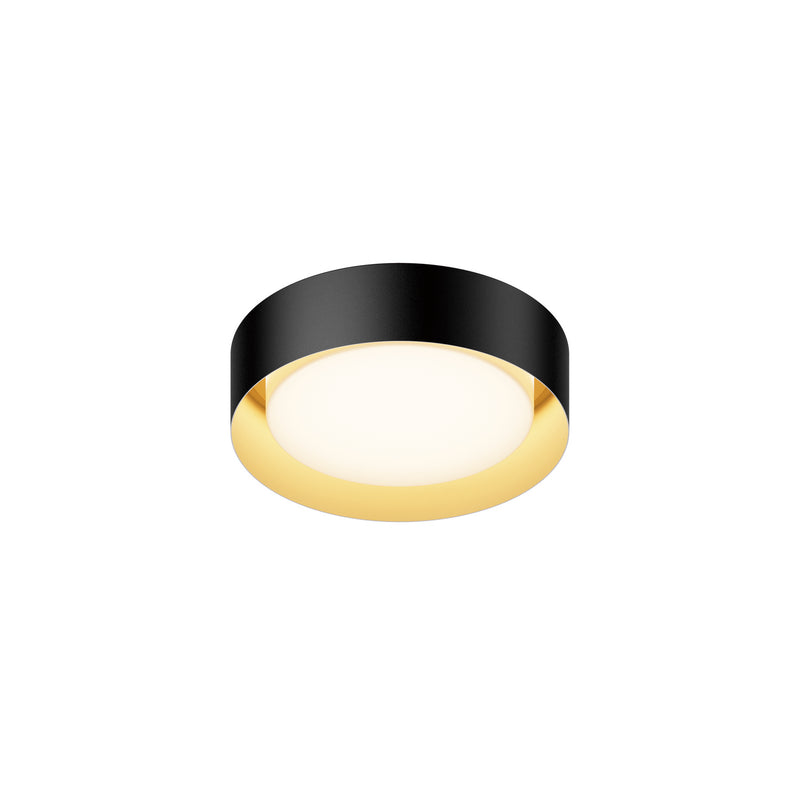 ET2 E51010-BKGLD Echo LED Flush Mount, Black / Gold Main Image.jpg