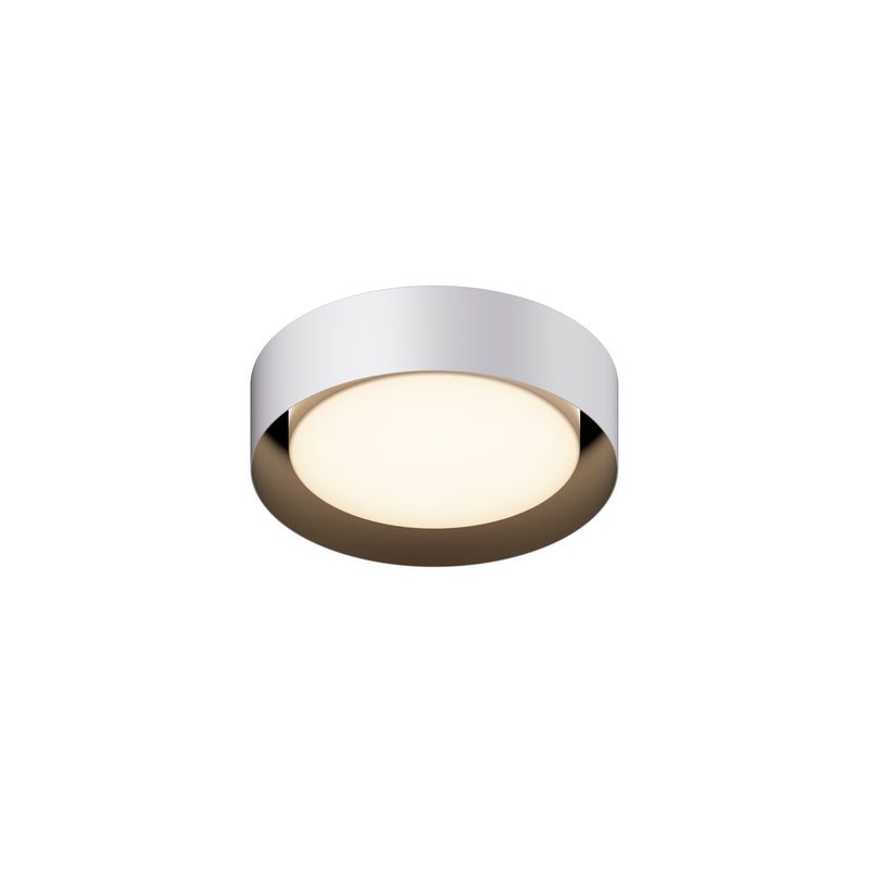 ET2 E51010-WTBK Echo LED Flush Mount, White / Black Main Image.jpg