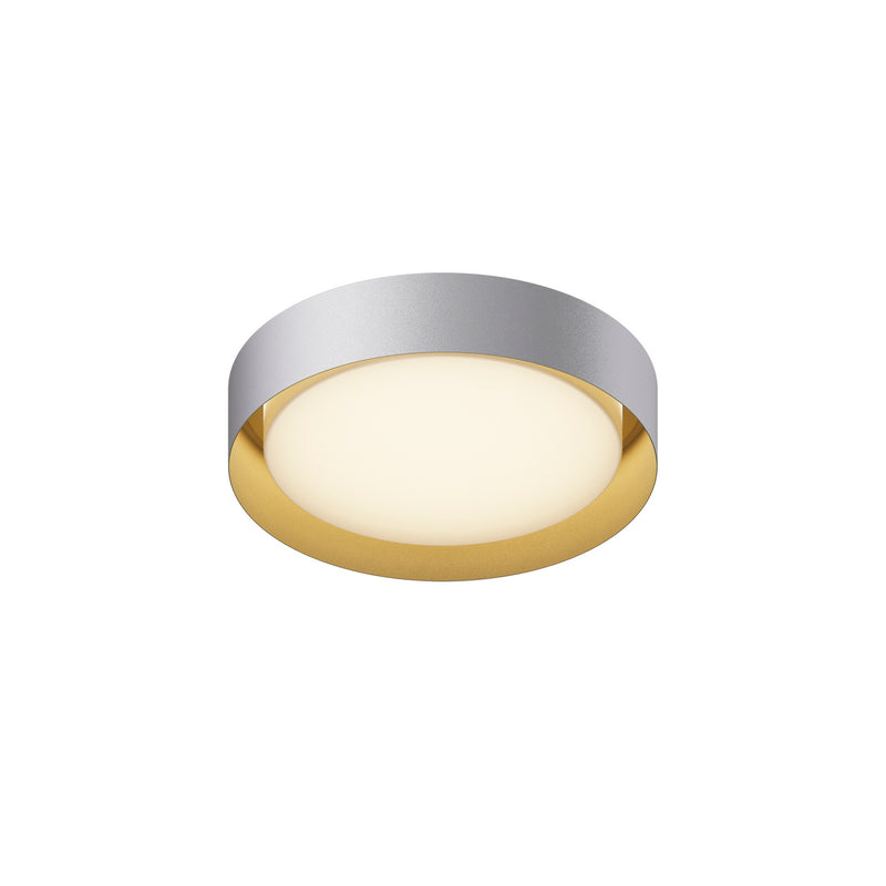 ET2 E51012-WTGLD Echo LED Flush Mount, White/Gold Main Image.jpg