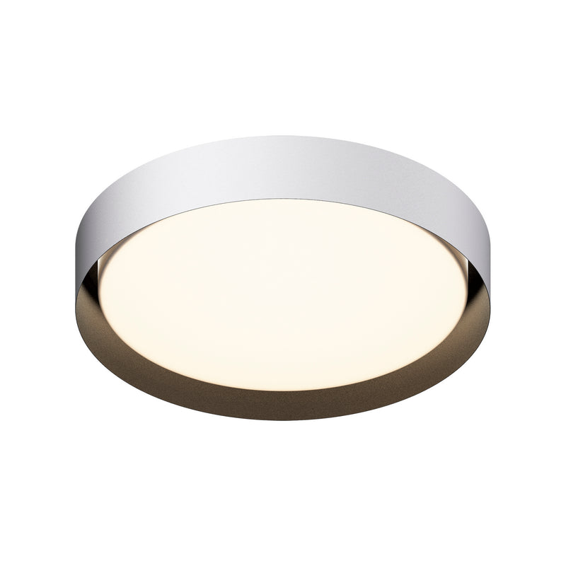ET2 E51014-WTBK Echo LED Flush Mount, White / Black Main Image.jpg