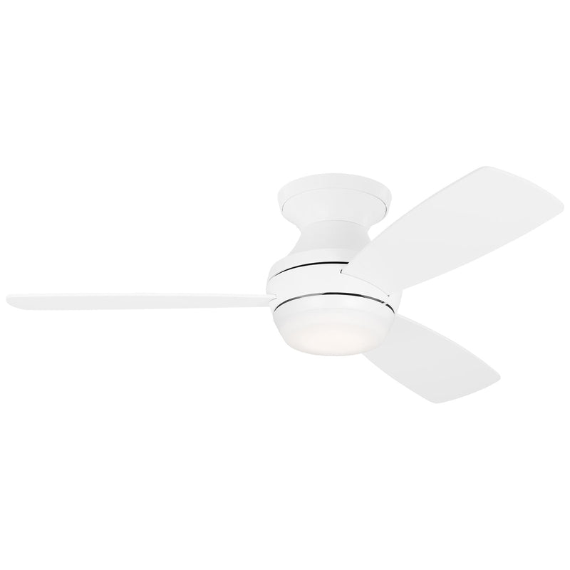 Visual Comfort Fan 3IKR44RZWD Ikon 44 Hugger LED Ceiling Fan, Matte White Main Image.jpg