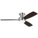 Visual Comfort Fan 3IKR52BSD Ikon 52 Hugger LED Ceiling Fan, Brushed Steel Main Image.jpg