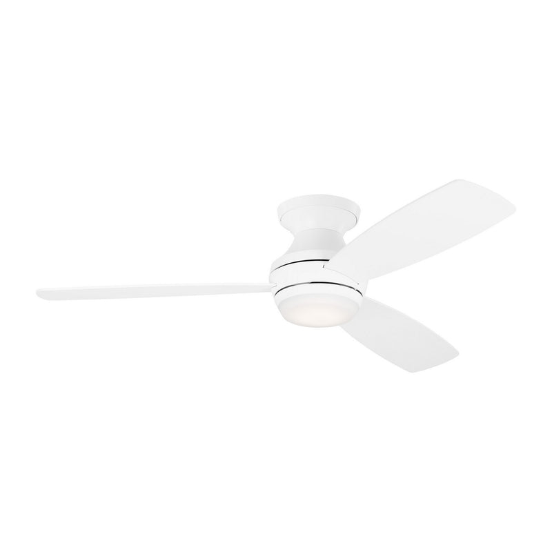 Visual Comfort Fan 3IKR52RZWD Ikon 52 Hugger LED Ceiling Fan, Matte White Main Image.jpg