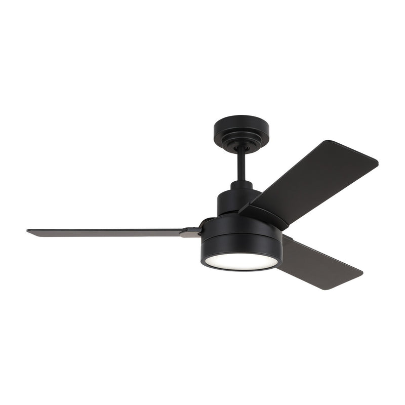 Generation Lighting 3JVR44MBK Jovie 44"Ceiling Fan, Midnight Black Main Image.jpg
