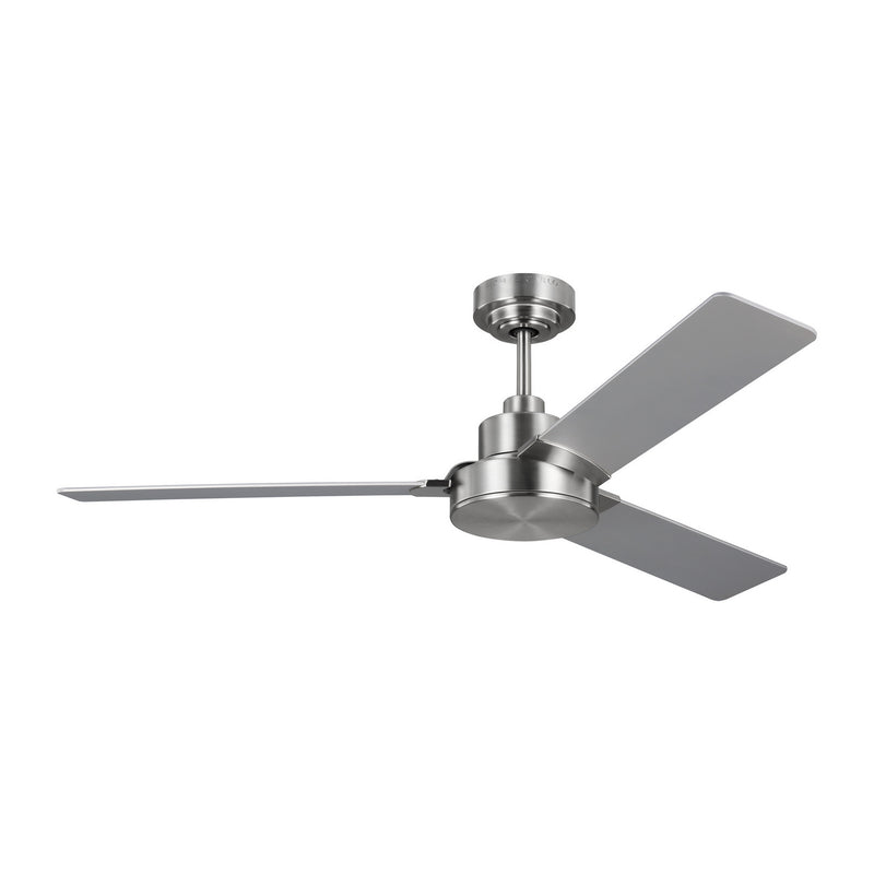 Generation Lighting 3JVR52BS Jovie 52"Ceiling Fan, Brushed Steel Main Image.jpg