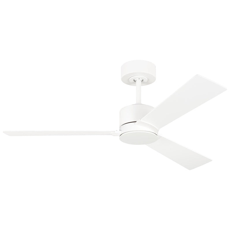 Visual Comfort Fan 3RZR44RZW Rozzen 44 Ceiling Fan, Matte White Main Image.jpg