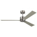 Visual Comfort Fan 3RZR52BS Rozzen 52 Ceiling Fan, Brushed Steel Main Image.jpg