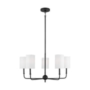 Visual Comfort Studio 3109305EN-112 Foxdale LED Chandelier, Midnight Black Main Image.jpg