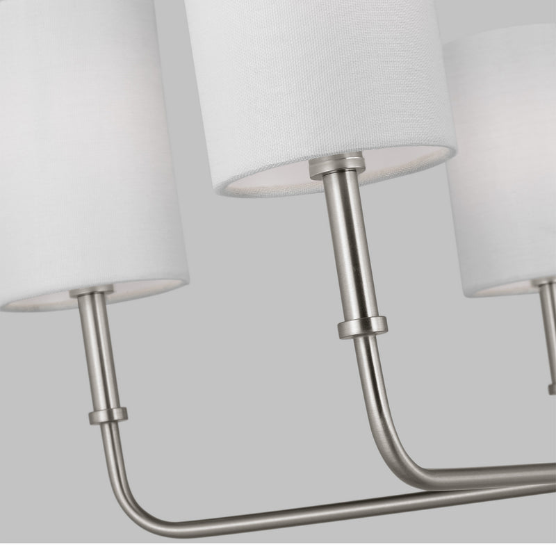 Visual Comfort Studio 3109305EN-962 Foxdale LED Chandelier, Brushed Nickel Alternate Image 2.jpg