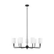 Visual Comfort Studio 3109309EN-112 Foxdale LED Chandelier, Midnight Black Main Image.jpg